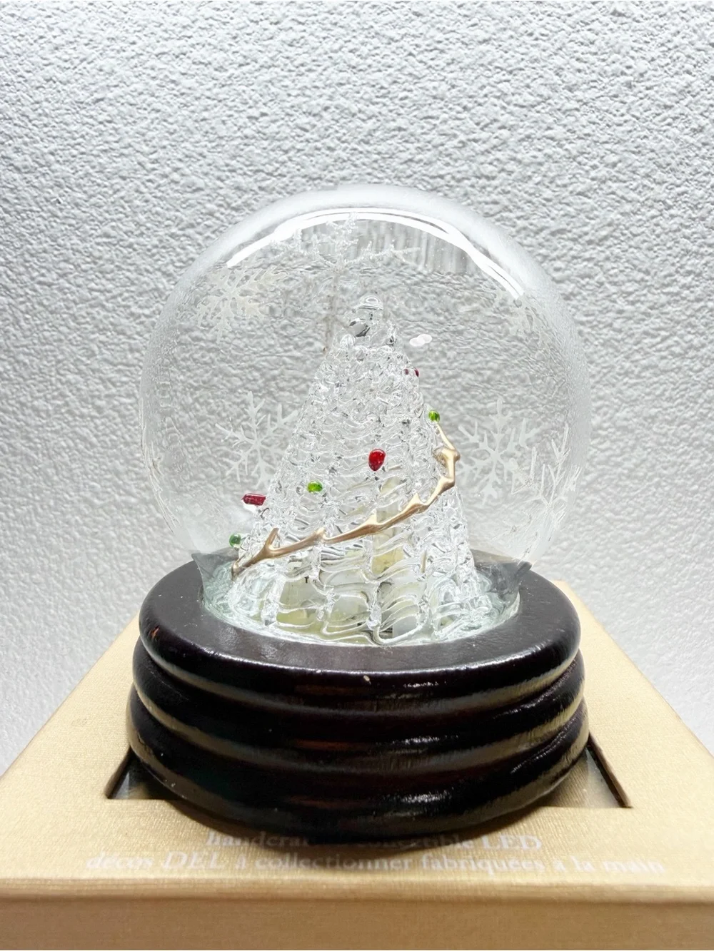 Pier 1 Handcrafted LED Christmas Tree Globe